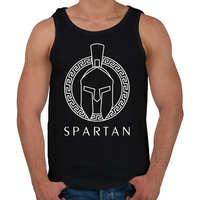 printfashion Spartan - Férfi atléta - Fekete