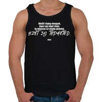 printfashion Bikini - Mielött elmegyek - Férfi atléta - Fekete