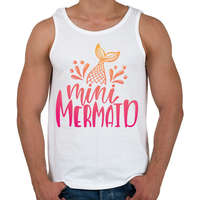 printfashion Mini sellő - Férfi atléta - Fehér