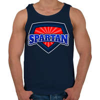 printfashion SPARTAN - Férfi atléta - Sötétkék