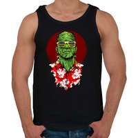 printfashion Frank nyaral - Férfi atléta - Fekete