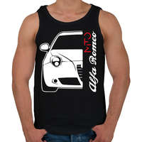 printfashion Alfa Romeo Mito - fehér - Férfi atléta - Fekete