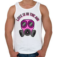 printfashion love is in the air - Férfi atléta - Fehér