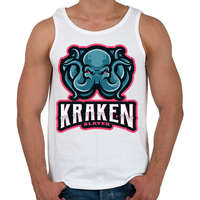 printfashion Kraken Slayer - Férfi atléta - Fehér
