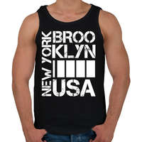 printfashion New York Brooklyn USA - Férfi atléta - Fekete