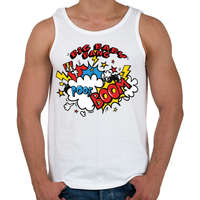 printfashion Baby Boom - Férfi atléta - Fehér