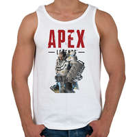 printfashion Apex Gibraltár - Férfi atléta - Fehér