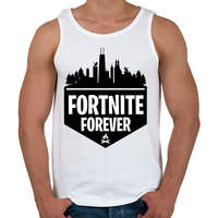printfashion Fortnite forever póló - Férfi atléta - Fehér