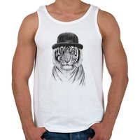 printfashion Welcome to the jungle - Férfi atléta - Fehér