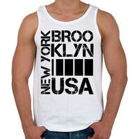 printfashion New York Brooklyn USA - Férfi atléta - Fehér