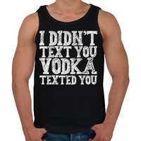 printfashion I didn't text you - fehér - Férfi atléta - Fekete