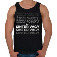 printfashion Ózdi vagy és Sinter vagy! - Férfi atléta - Fekete