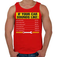 printfashion Car - Férfi atléta - Piros