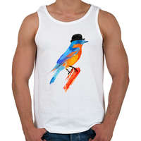 printfashion Lord bird - Férfi atléta - Fehér