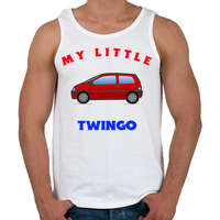 printfashion MY LITTLE TWINGO - Férfi atléta - Fehér