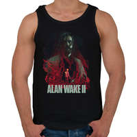 printfashion Alan Wake 2 - Férfi atléta - Fekete