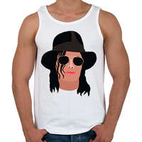 printfashion Michael Jackson - Férfi atléta - Fehér