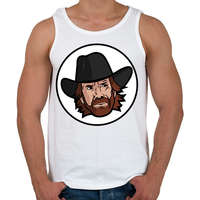 printfashion Chuck Norris - Férfi atléta - Fehér