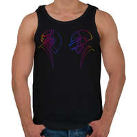 printfashion Daft Punk - Férfi atléta - Fekete