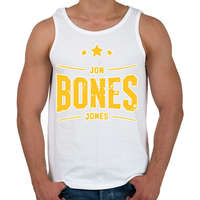 printfashion Jon Bones Jones - Férfi atléta - Fehér