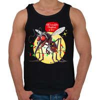 printfashion All I want for Christmas is You! - Vicces karácsonyi szúnyog - Férfi atléta - Fekete