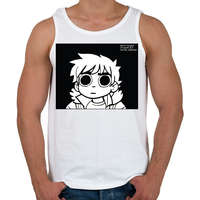 printfashion Scott Pilgrim - Férfi atléta - Fehér