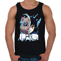 printfashion DS - Bora - Férfi atléta - Fekete