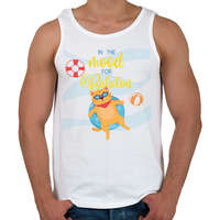 printfashion In the mood for Balaton - Férfi atléta - Fehér