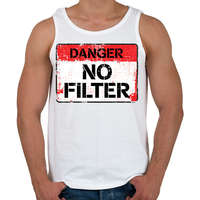 printfashion Filter nélkül! - Férfi atléta - Fehér