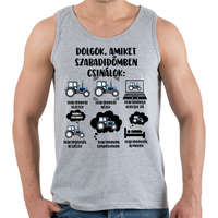 printfashion Traktoros szabadidő - Férfi atléta - Sport szürke