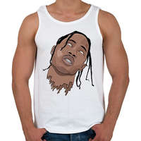 printfashion Travis Scott önkívület - Férfi atléta - Fehér
