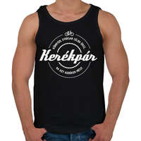 printfashion kerekpar-white - Férfi atléta - Fekete