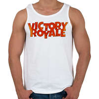 printfashion Victory Royale - Férfi atléta - Fehér