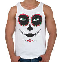 printfashion Girl face - Férfi atléta - Fehér