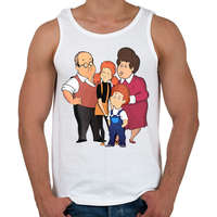 printfashion Mézga család! - Férfi atléta - Fehér