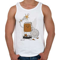 printfashion Könyv vs Film - Férfi atléta - Fehér