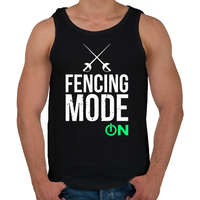 printfashion Vívás - Férfi atléta - Fekete