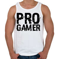 printfashion PRO GAMER - Férfi atléta - Fehér