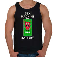 printfashion sex machine batteryFULL - Férfi atléta - Fekete