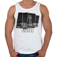 printfashion Siófok (GTA stílus) - Férfi atléta - Fehér