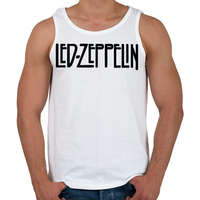 printfashion Led Zeppelin logo - Férfi atléta - Fehér