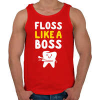 printfashion Flossing táncos fogászat - Férfi atléta - Piros
