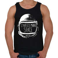 printfashion I need more Space - Férfi atléta - Fekete