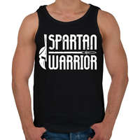 printfashion Spartan Warrior - Férfi atléta - Fekete