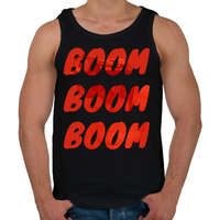 printfashion boom boom boom - Férfi atléta - Fekete