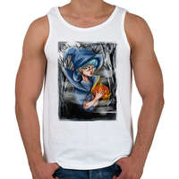 printfashion Halloween boszorkány - Férfi atléta - Fehér