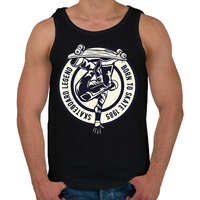 printfashion Deszkás legenda - Férfi atléta - Fekete