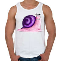 printfashion csigabiga-001 - Férfi atléta - Fehér