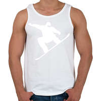 printfashion Snowboard 04 - Férfi atléta - Fehér