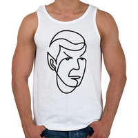 printfashion Spock - Férfi atléta - Fehér